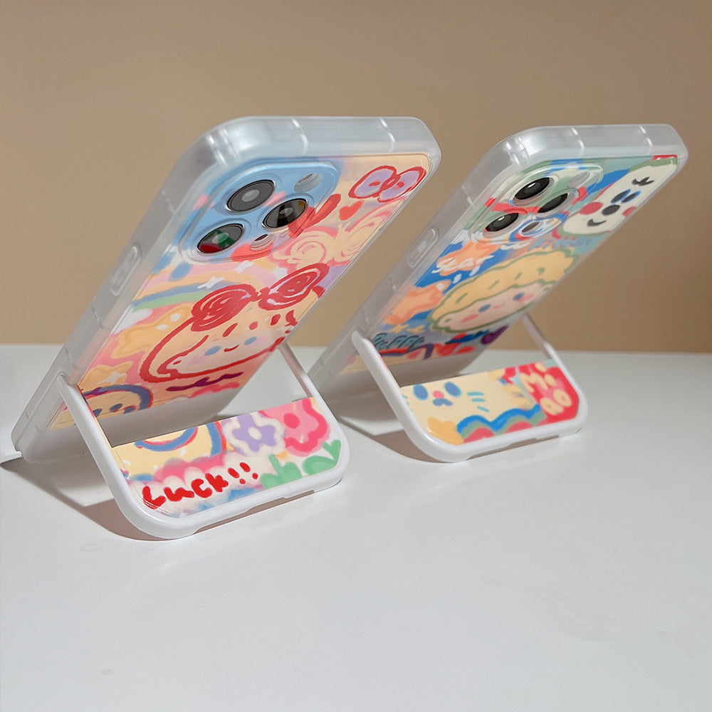 Happy - iPhone Case with Stand